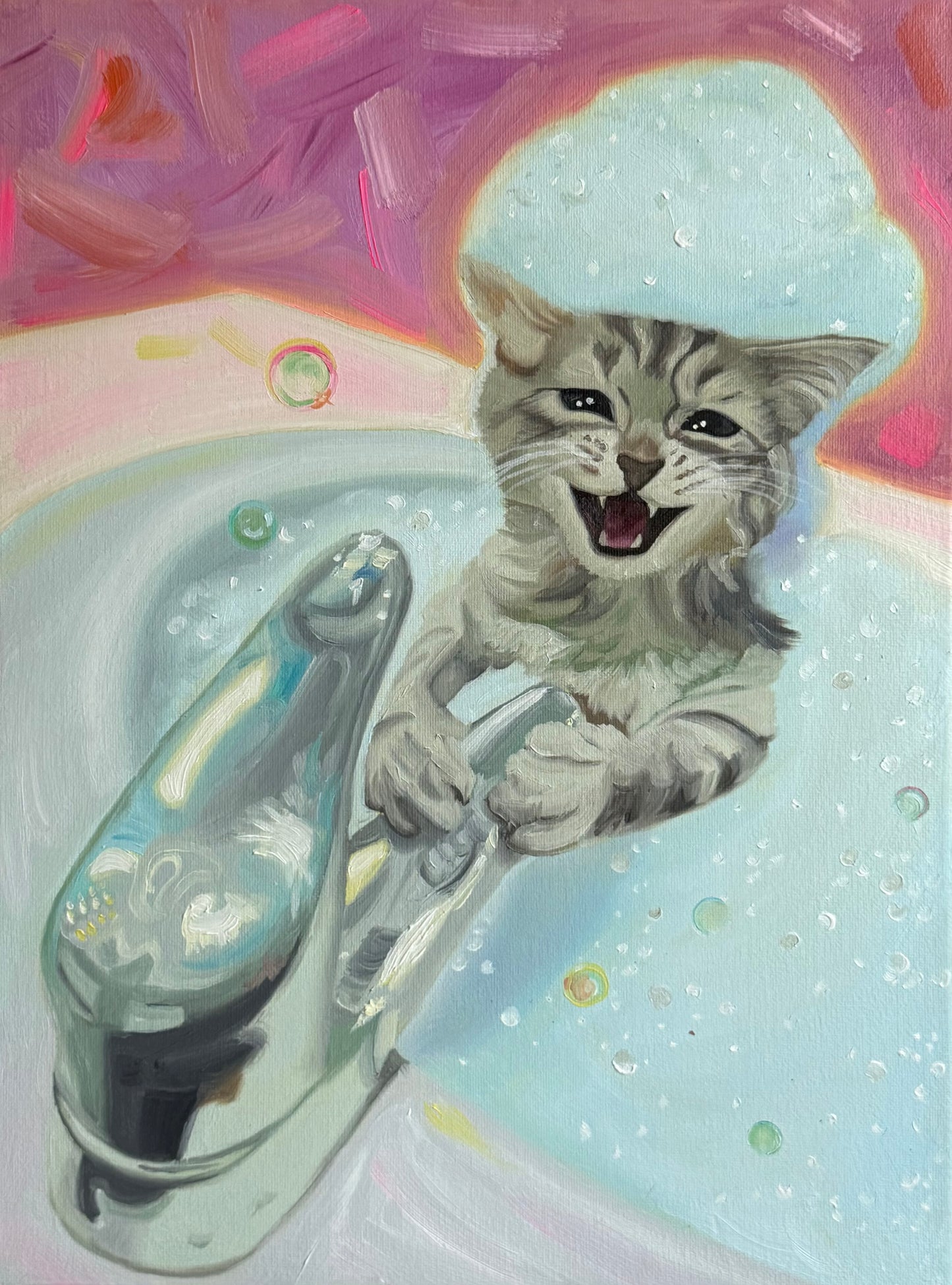 12x16 “Bath time”