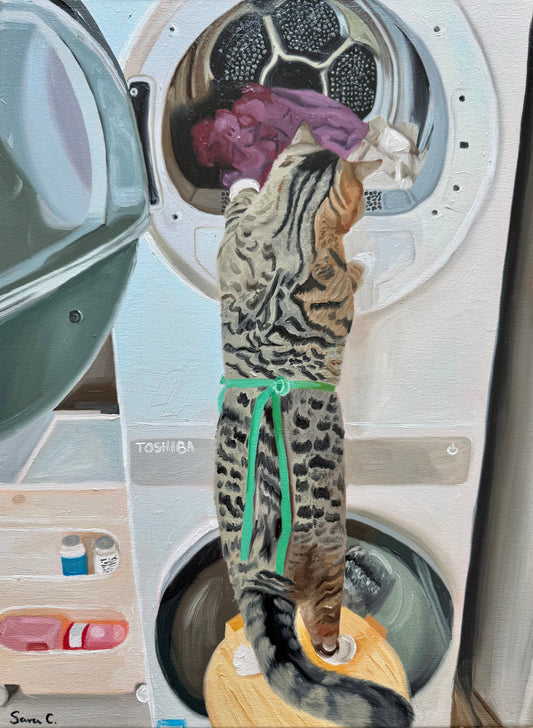 12x16 “Doing laundry “