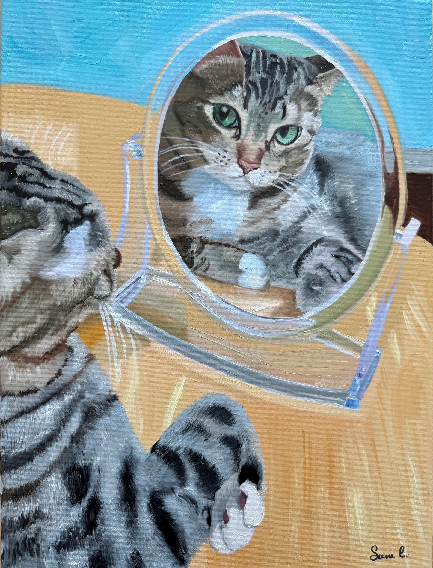 12 x 16 “Mirror, mirror “