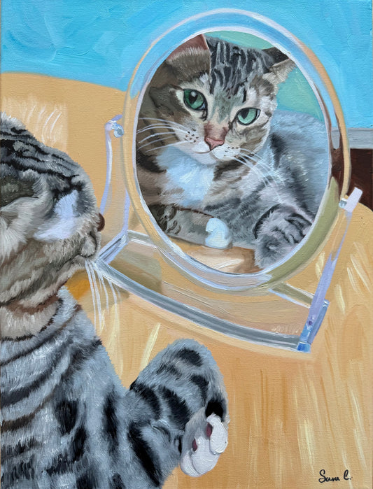 12 x 16 “Mirror, mirror “